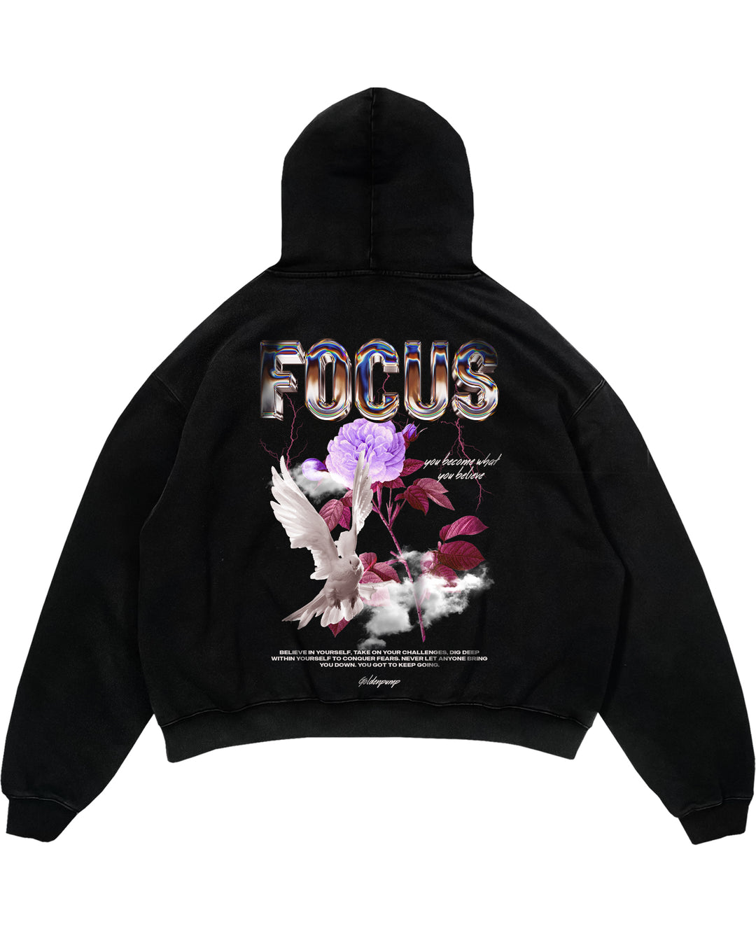 Focus Oversized (Backprint) Hoodie