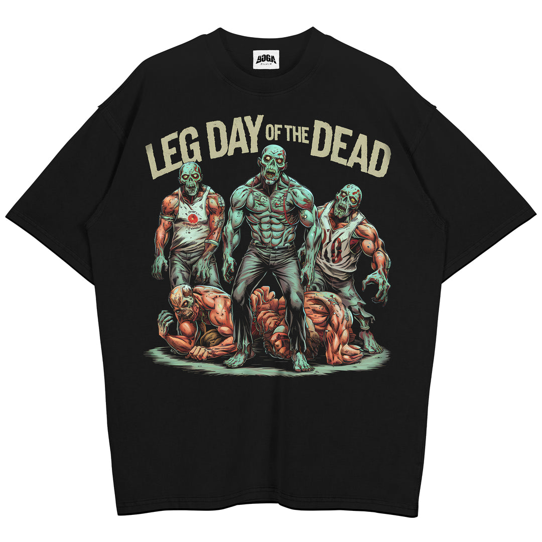 Leg day of the dead överdimensionerad skjorta