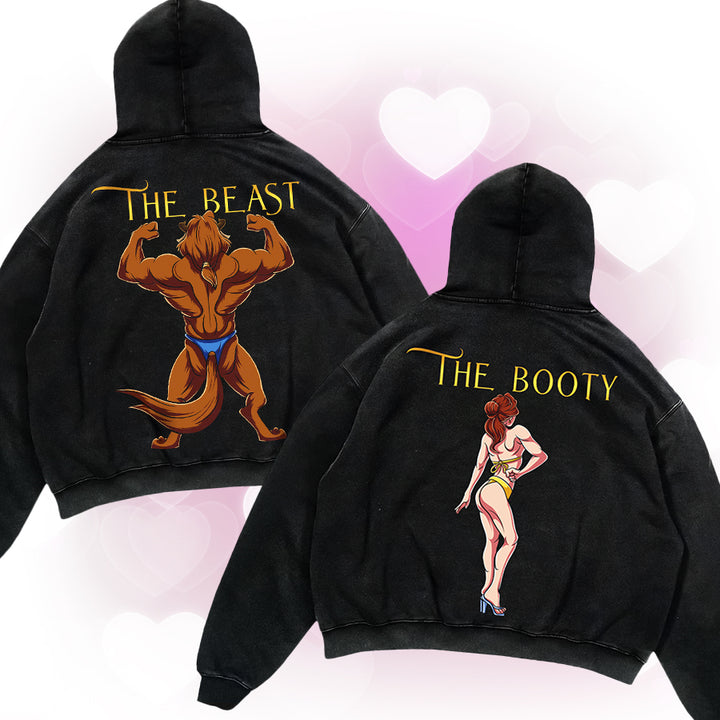 The Booty & The Beast -(Backprint) oversized Hoodie Bundle