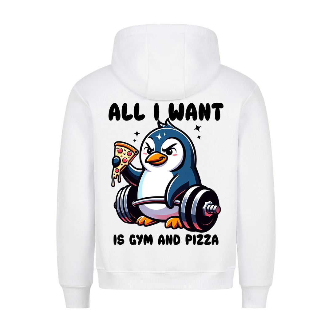 Pizza Penguine (Backprint) Hoodie