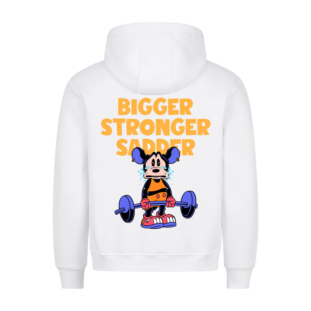 Bigger Stronger Sadder (Backprint) Hoodie