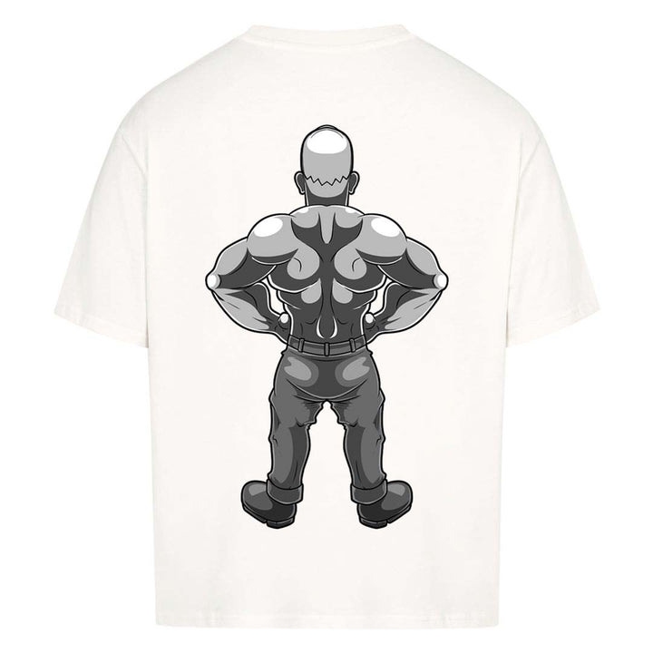 Yellow B&W (Backprint) Oversized Shirt