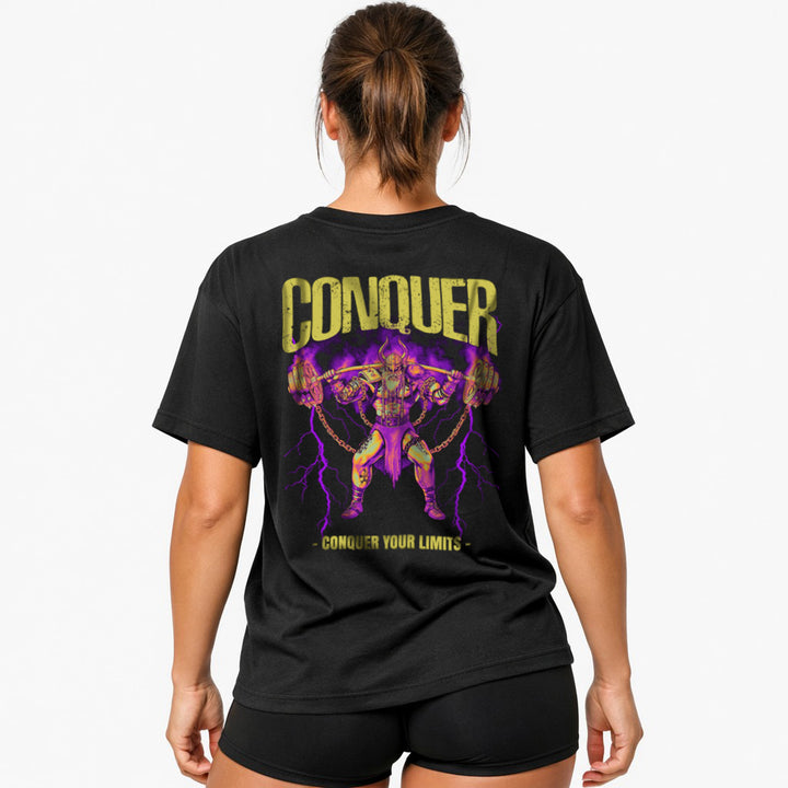 Conquer your limits (Backprint) Oversized Shirt