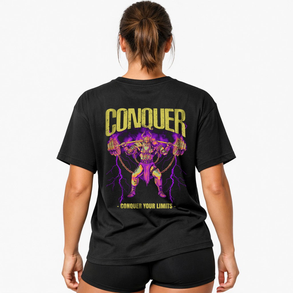 Conquer your limits (Backprint) Oversized Shirt