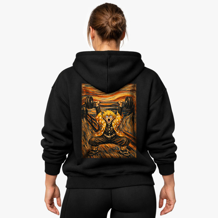 Demon Lifta (Backprint) Oversized Hoodie
