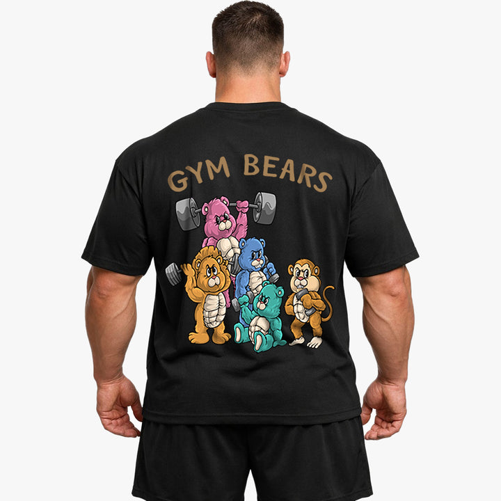 Gym Bears (Backprint) Oversized Shirt