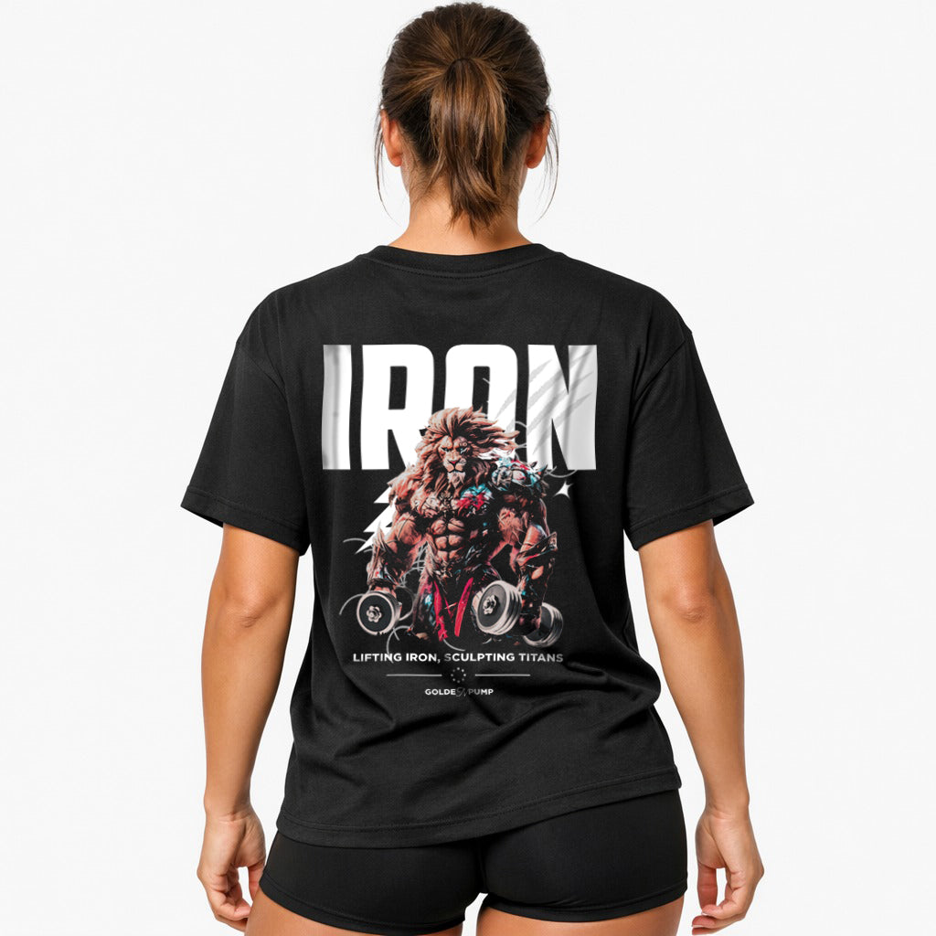 Iron-Lion (Backprint) Oversized Shirt