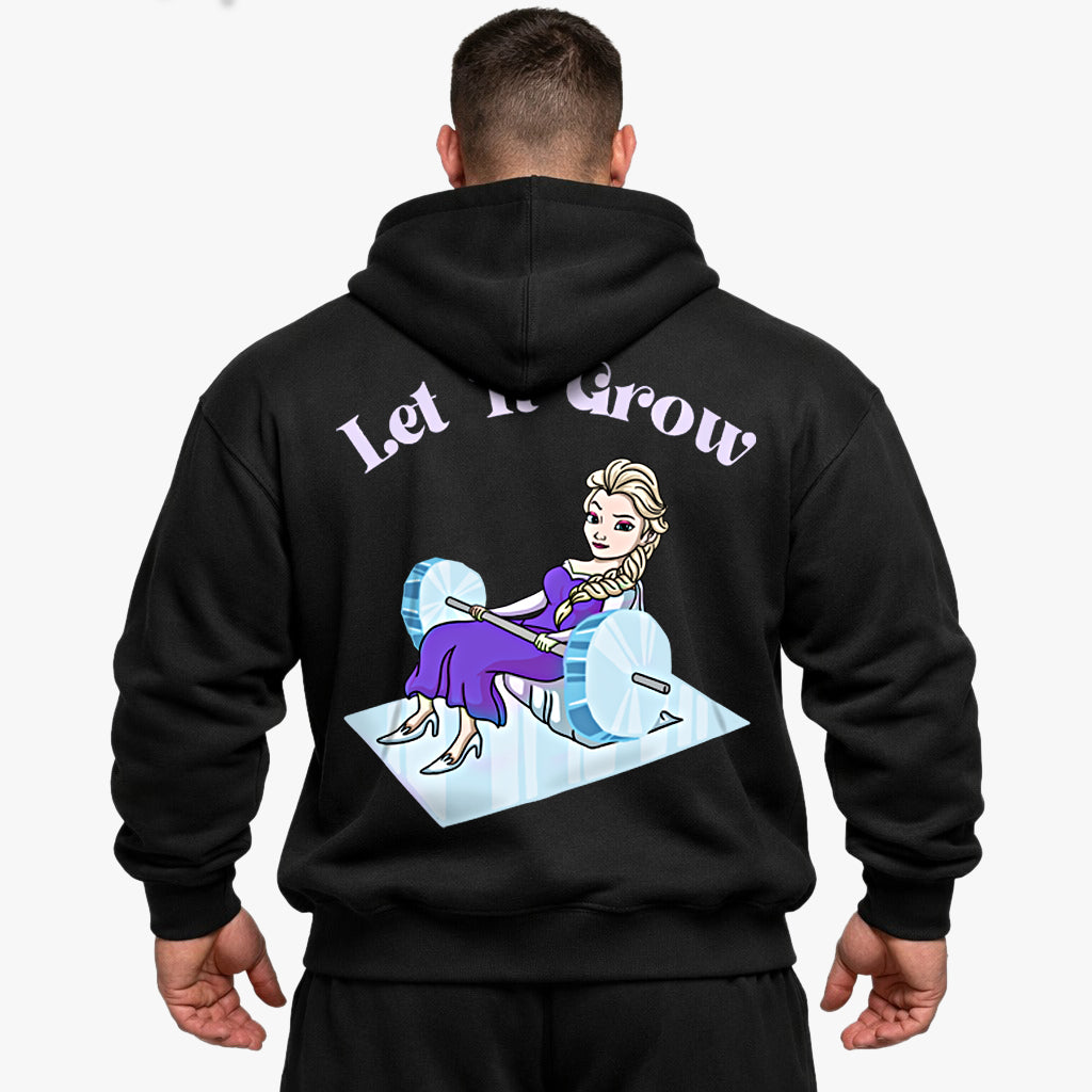 Let it grow (Backprint) Oversized Hoodie