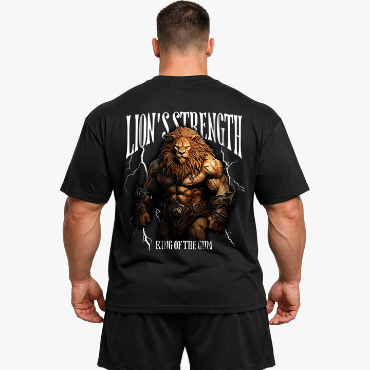 Lion's Strength (Backprint) Oversized Shirt