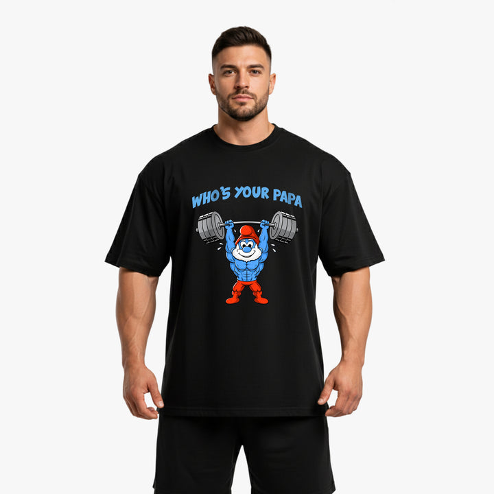 Who's your papa Oversized Shirt