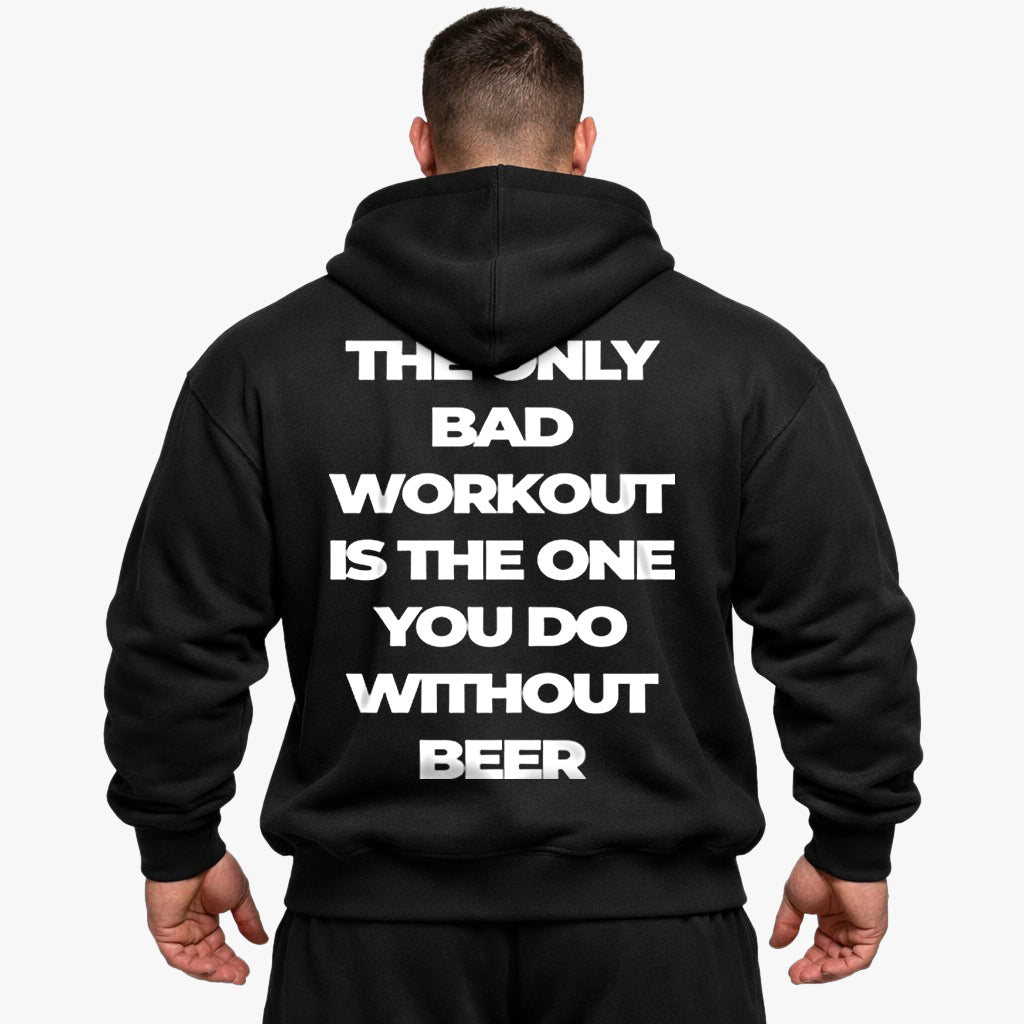 Only bad workout Oversized (Backprint) Hoodie