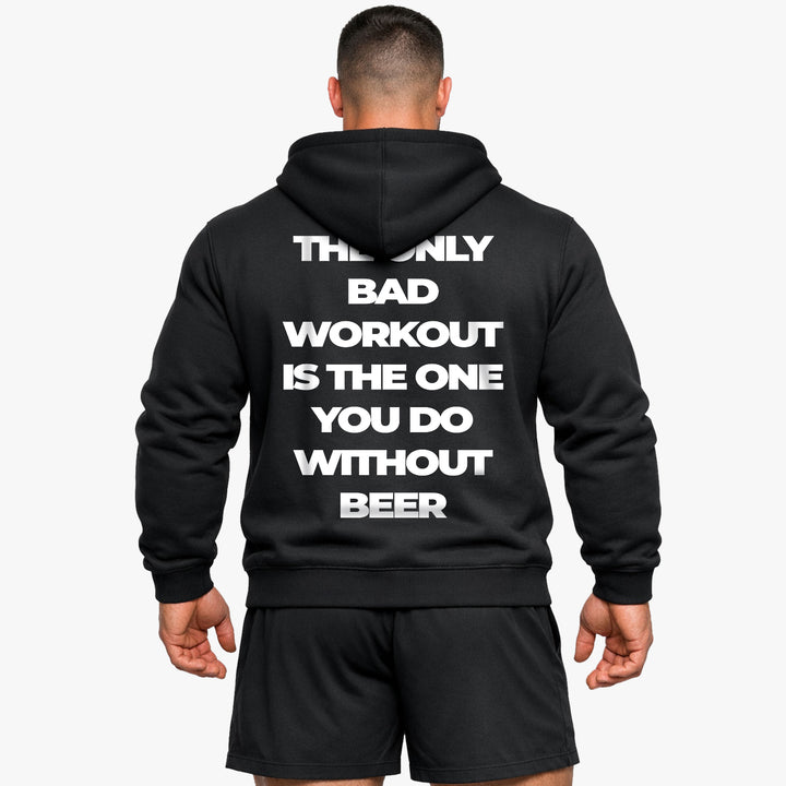 Sweat à capuche Seulement un mauvais entraînement (backprint)