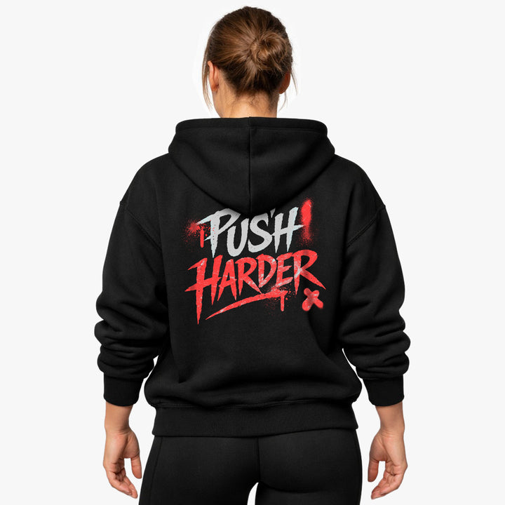 Push Harder (Backprint) Oversized Hoodie
