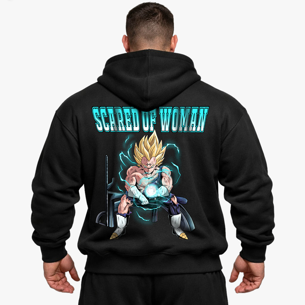 Scared of Woman Oversized (Backprint) Hoodie