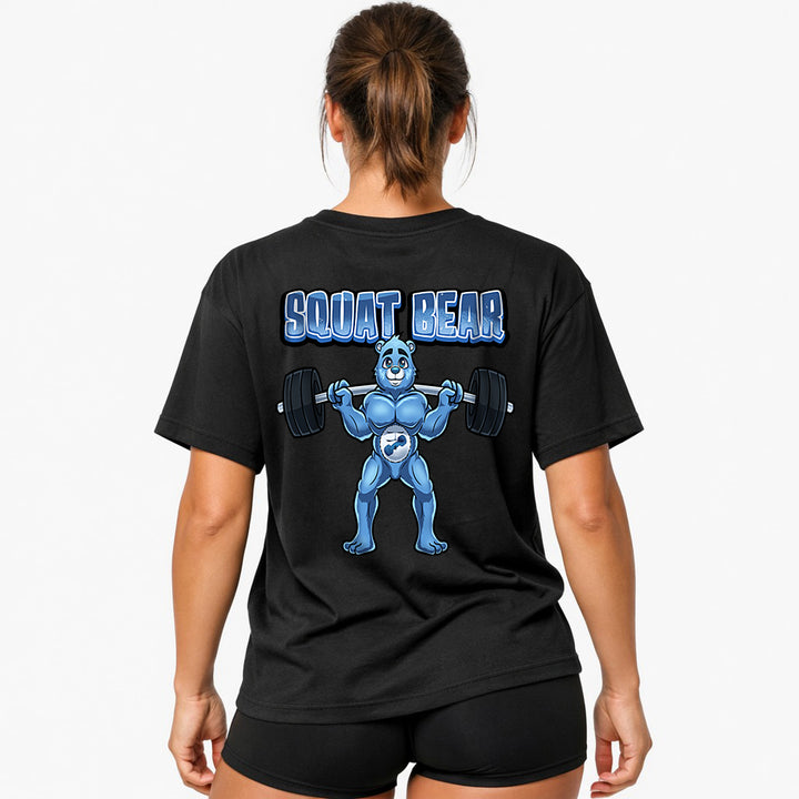 Squat Bear (backprint) Oversized Shirt