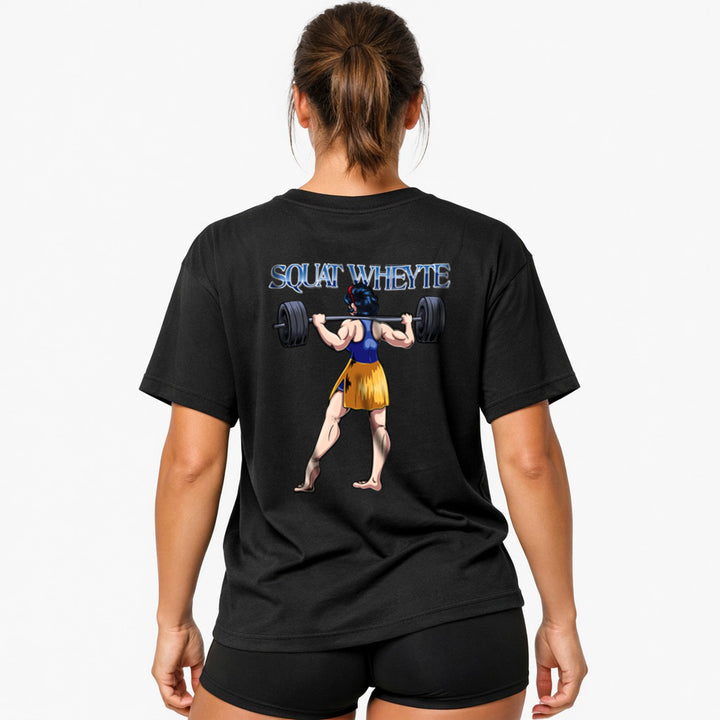 Squat Wheyte (Backprint) Oversized Shirt