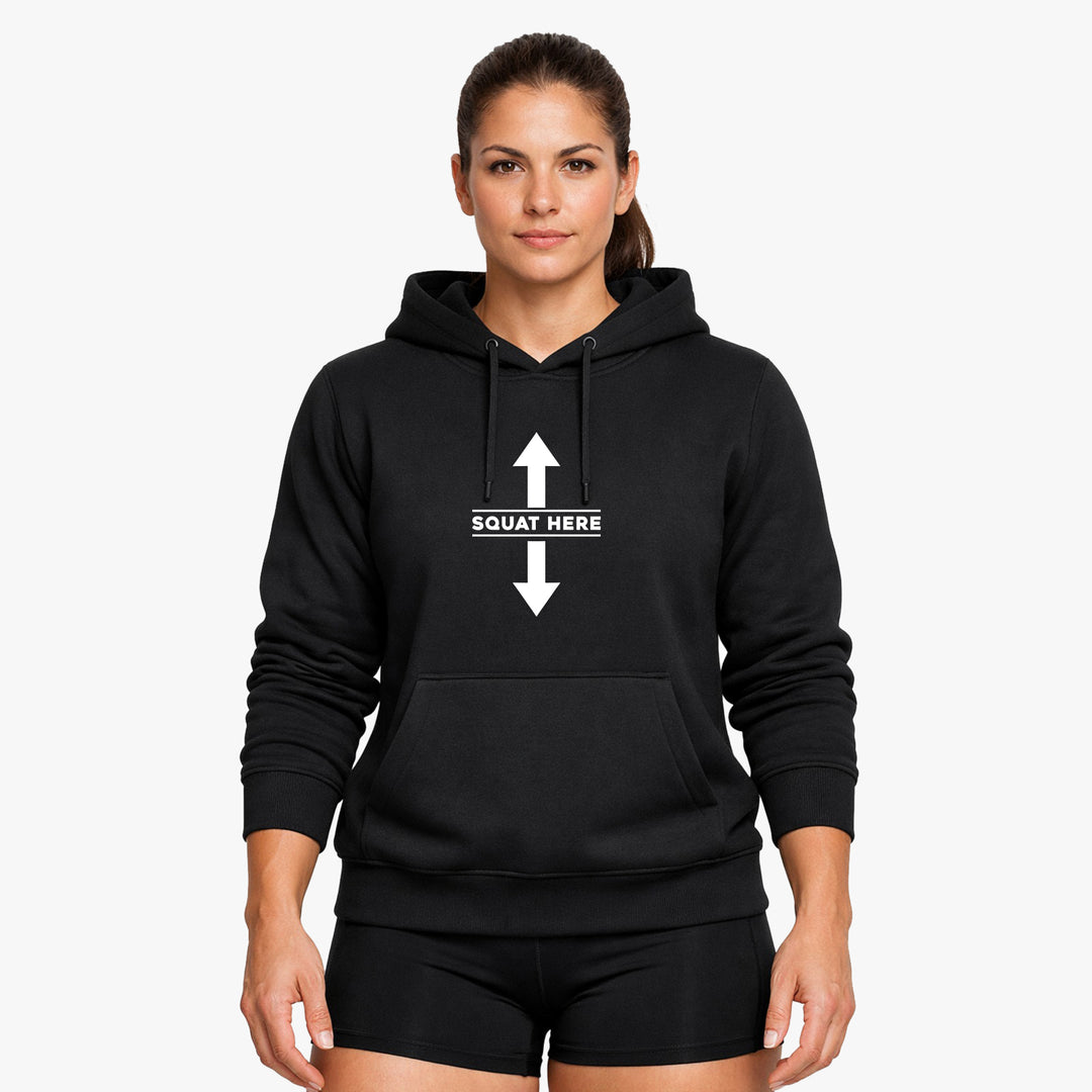 Squat here Hoodie