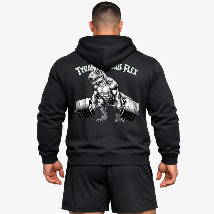 Tyrannosaurus Flex (rugafdruk) hoodie