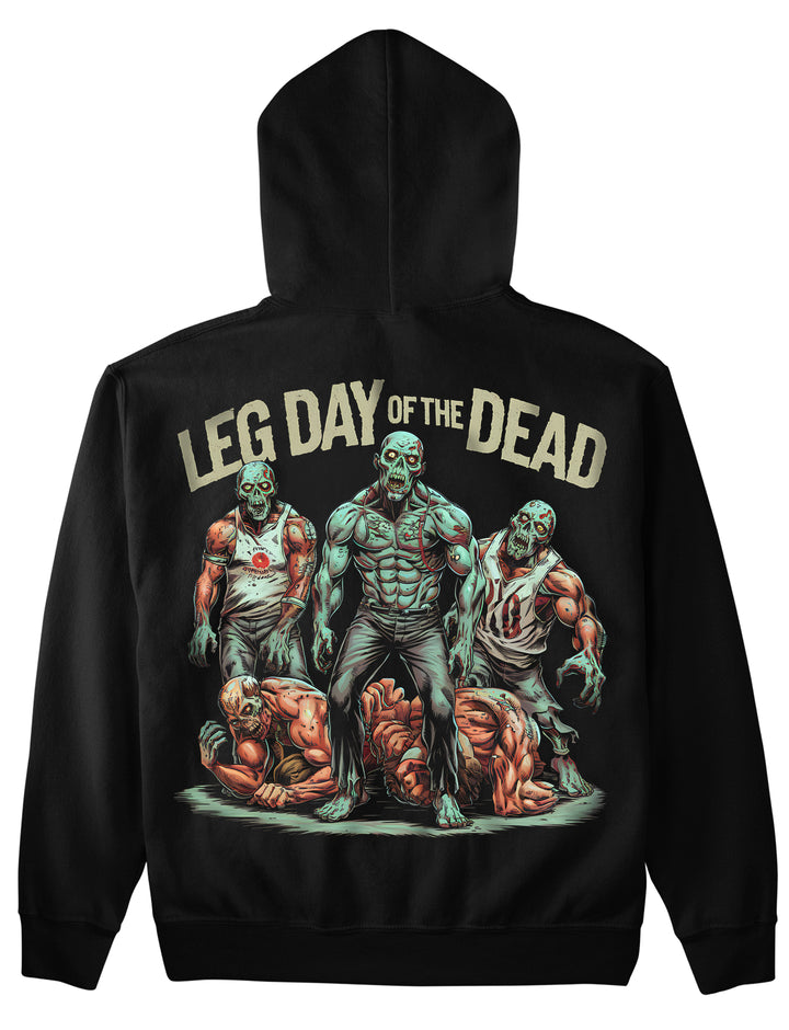 Sweat à capuche Leg Day of the Dead (backprint)