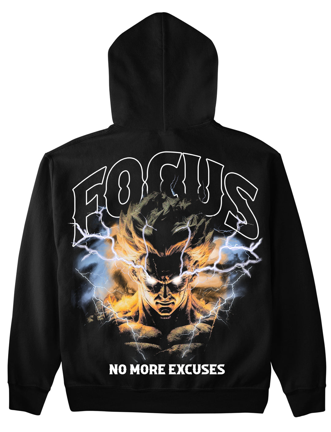 Focus (baktryck) hoodie