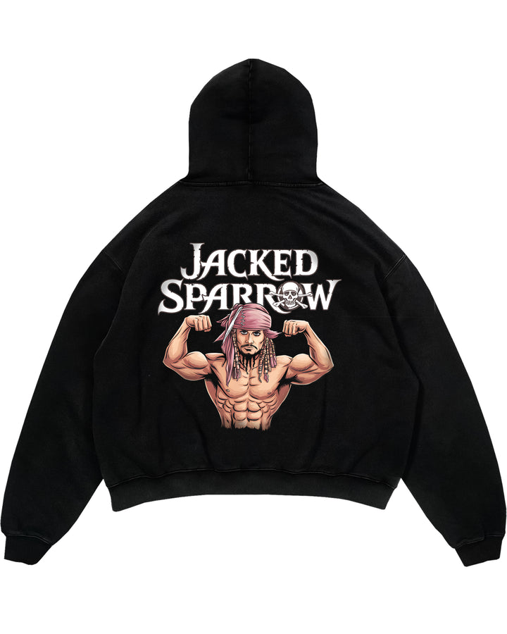 Jackad sparrow oversize (baktryck) huvtröja
