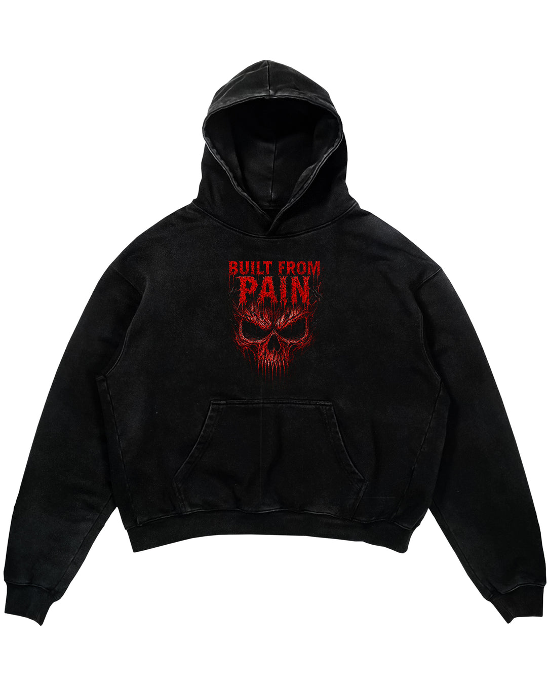 Built From Pain Oversized Hoodie