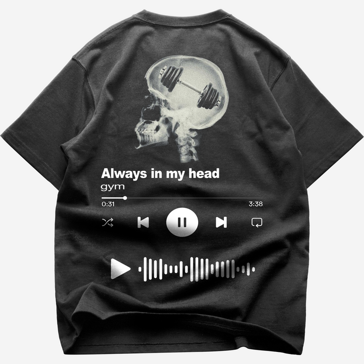 Always in my head (Backprint) Oversized Shirt