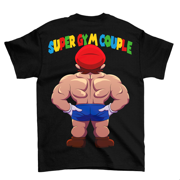 Super Gym Couple (Backprint) Shirt